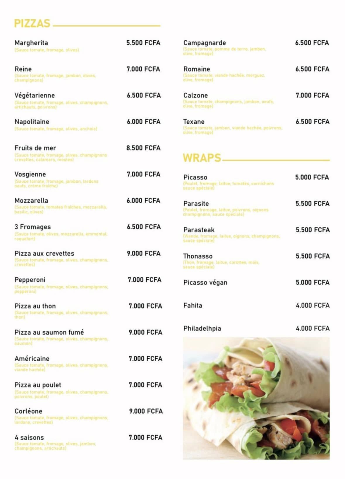 MENU — page 4