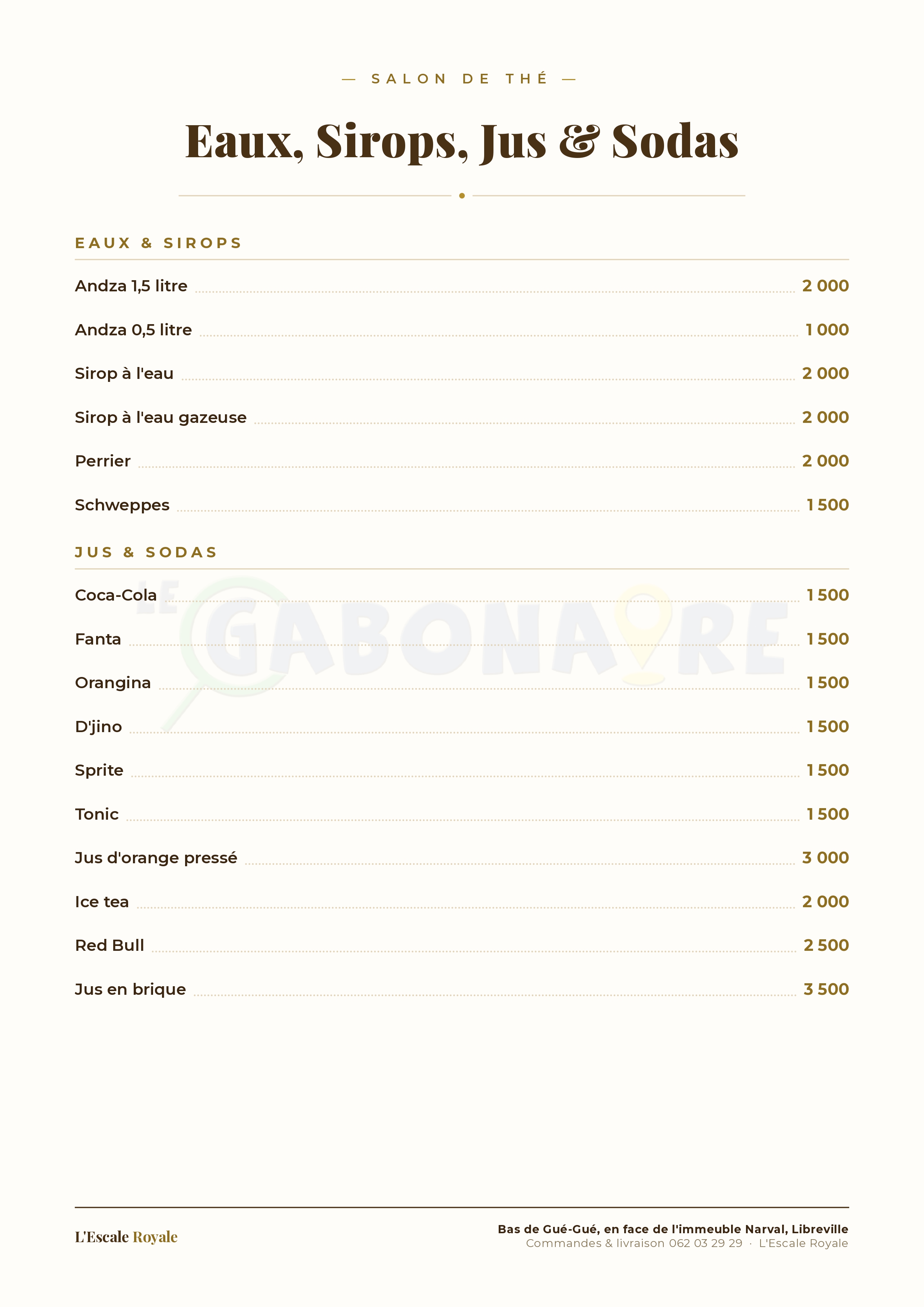 MENU — page 3